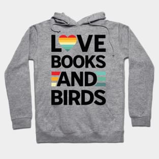 Books And Birds Hoodie